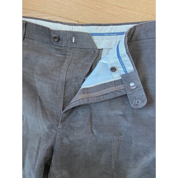 Linea Naturale Men's 44 Corduroy Pants Brown Cotton Blend Trousers Work *FLAWS* - Picture 5 of 13